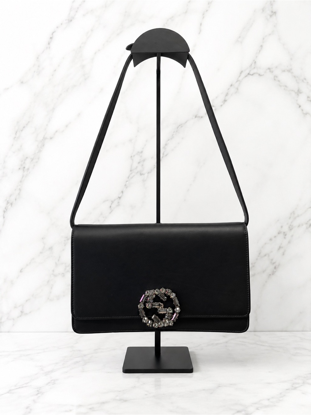 Gucci Crystal GG Broadway Clutch